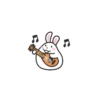 Mini Lovely Puffy Bunny 25