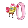 ABC Bob Esponja Corazones 16