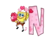 ABC Bob Esponja Corazones 20