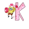 ABC Bob Esponja Corazones 25