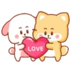 Cute dog couple 23