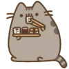 Pusheen eating 2 6