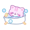 ️Purple and pink cat  MOV 6