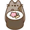 Pusheen eating 2 9