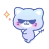 ️Purple and pink cat  MOV 14
