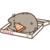 Pusheen eating 2 15