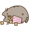 Pusheen eating 2 17