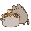 Pusheen eating 2 18