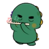Grumpy dino 2  .MOV 19