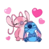Cute Stitch y Angel 19