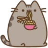 Pusheen eating 2 24