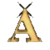 Abc letras doradas 5