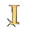 Abc letras doradas 14