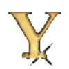 Abc letras doradas 21