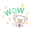 UNIBEARSITY NEW  ANIMATED STICKERS 8