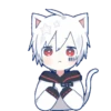Cute Cat Boy - White 6