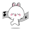 Vanilla Rabbit 5 Animated Stickers @kal_pc 8