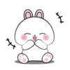 Vanilla Rabbit 5 Animated Stickers @kal_pc 10