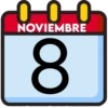 CALENDARIO NOVIEMBRE 2023 BLANCA AT 8
