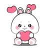 Vanilla Rabbit 5 Animated Stickers @kal_pc 11