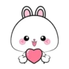 Vanilla Rabbit 5 Animated Stickers @kal_pc 15