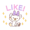 UNIBEARSITY NEW  ANIMATED STICKERS 14