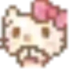 Hello Kitty 2 Píxeles 16