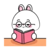 Vanilla Rabbit 5 Animated Stickers @kal_pc 19