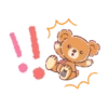 UNIBEARSITY NEW  ANIMATED STICKERS 15