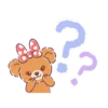 UNIBEARSITY NEW  ANIMATED STICKERS 16