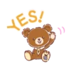 UNIBEARSITY NEW  ANIMATED STICKERS 21