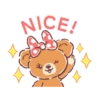UNIBEARSITY NEW  ANIMATED STICKERS 22