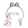 Vanilla Rabbit 5 Animated Stickers @kal_pc 23