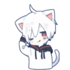 Cute Cat Boy - White 24