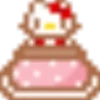 Hello Kitty pixeles 7