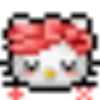Hello Kitty pixeles 9