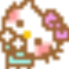 Hello Kitty pixeles 12