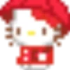 Hello Kitty pixeles 17