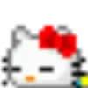 Hello Kitty pixeles 19