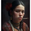 Girls smoking 19