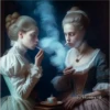 Girls smoking 22