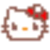 Hello Kitty pixeles 22