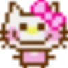 Hello Kitty pixeles 23