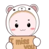 ‍ ️Cosplay White Bear MOV. 8