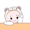 ‍ ️Cosplay White Bear MOV. 13