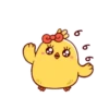 Pink and yellow chicken MOV 6