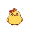 Pink and yellow chicken MOV 18