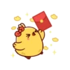 Pink and yellow chicken MOV 19