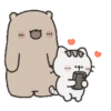 Mr. bear and his cutie cat .MOV 5