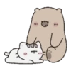 Mr. bear and his cutie cat .MOV 12
